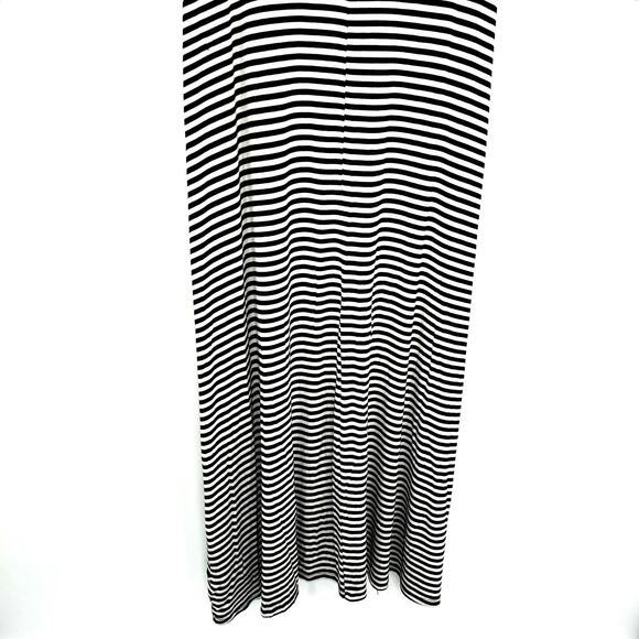 Volcom women’s striped black and white backless maxi jersey dress - Picture 6 of 11